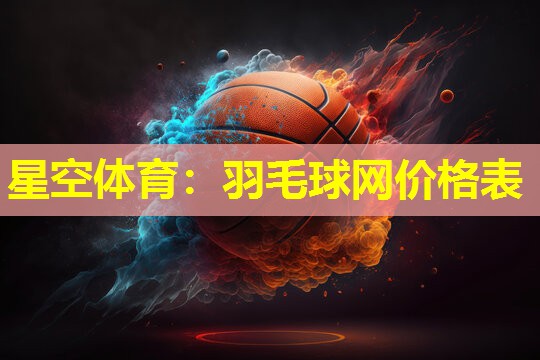 星空体育：羽毛球网价格表